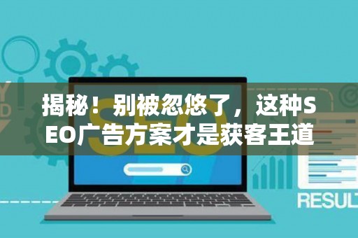 揭秘！别被忽悠了，这种SEO广告方案才是获客王道