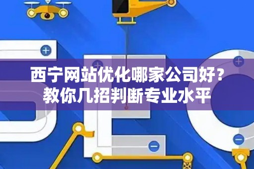 西宁网站优化哪家公司好？教你几招判断专业水平