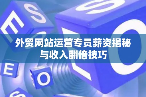 外贸网站运营专员薪资揭秘与收入翻倍技巧