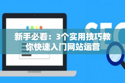 新手必看：3个实用技巧教你快速入门网站运营