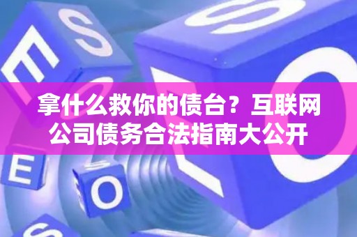 拿什么救你的债台？互联网公司债务合法指南大公开