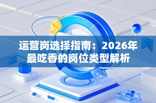 运营岗选择指南：2026年最吃香的岗位类型解析