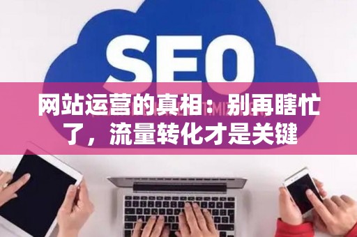 网站运营的真相:别再瞎忙了,流量转化才是关键 网站运营的真相:别再瞎忙了,流量转化才是关键