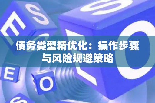 债务类型精优化：操作步骤与风险规避策略