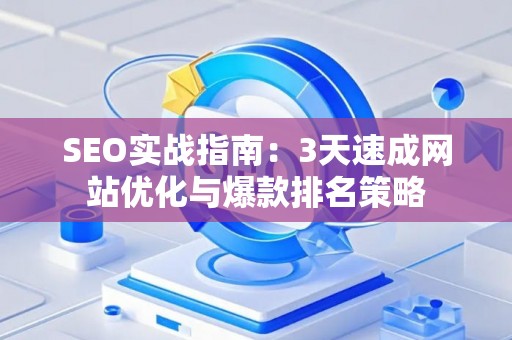 SEO实战指南：3天速成网站优化与爆款排名策略