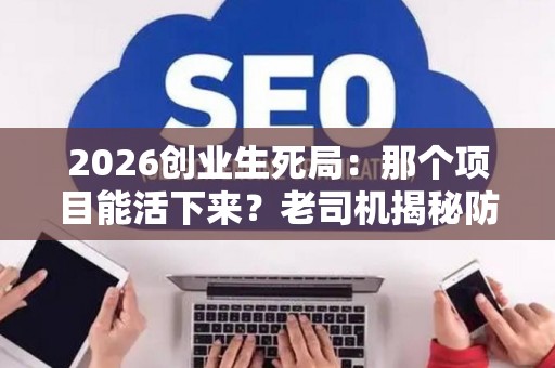 2026创业生死局：那个项目能活下来？老司机揭秘防坑“无间道”