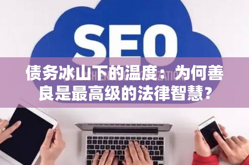 债务冰山下的温度：为何善良是最高级的法律智慧？